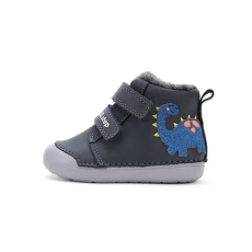 D.D. Step D.D.Step Kisfiú Első lépés Bélelt bokacipő - Dínós - Kék - W066-52525-25