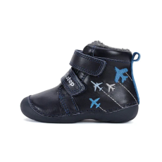D.D. Step D.D.Step Kisfiú Első lépés Bélelt bokacipő - Repülős - Sötétkék - W015-52347