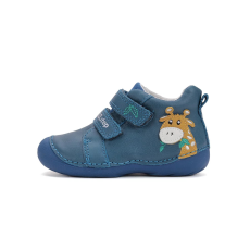 D.D. Step D.D.Step Kisfiú első lépés zsiráfos zárt cipő - Kék - S015-52874A-22