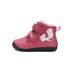 D.D. Step D.D.Step Kislány Barefoot Bélelt bokacipő - Mókusos - Rózsaszín - W070-52214B-21