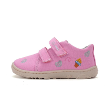 D.D. Step D.D.Step Kislány Barefoot Vászoncipő mintás - rózsaszín - C077-51663C-26