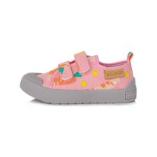 D.D.step – Gyerekcipő – Kislány vászoncipő - rózsaszín, mintás 21 gyerek cipő