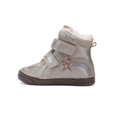 D.D.step lány bélelt bronz bokacipő 25-30 gyerek cipő