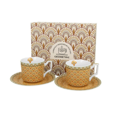 D.G.47301 Porceláncsésze+alj, 120ml, 2 személyes, dobozban, Solis bögrék, csészék