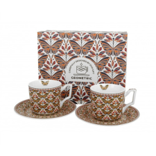 D.G.47363 Porceláncsésze+alj, 120ml, 2 személyes, dobozban, Papilio bögrék, csészék
