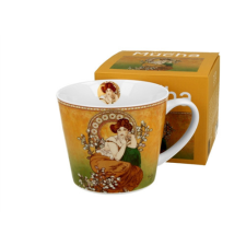  D.G.59410 Porcelánbögre 600ml,dobozban, Mucha:Topáz bögrék, csészék