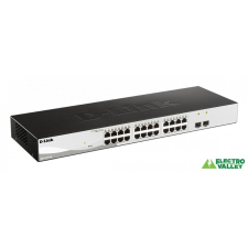 D-Link DGS-1210-26 10/100/1000Mbps 24 portos + 2 SFP Smart switch hub és switch