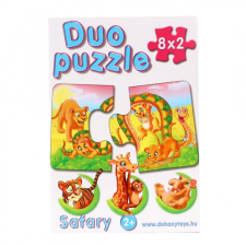 D-Toys &amp; Games Duo puzzle gyerekeknek 8x2 db-os - Szafari puzzle, kirakós