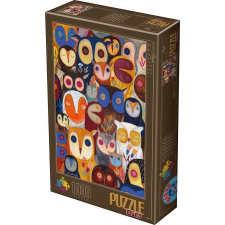 D-Toys Puzzle 1000 Andrea Kutri, Kollázs - Baglyok puzzle, kirakós