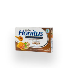 Dabur honitus ginger gyömbér ízű gyógynövényes szopogató tabletta 24 db gyógyhatású készítmény