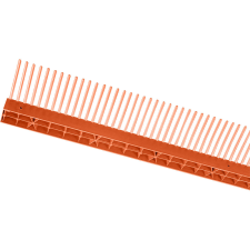 Dachler Ereszszellőző elem fésű nélkül PLUS téglavörös építőanyag