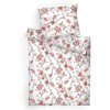 Dadka 140 × 200 cm, 70 × 90 cm ágynemű, pamut - terrakotta virágok, fehér (8596132058436)