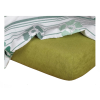 Dadka Terry sheet olive 180×200×15 cm (02116B-00OLIVOVAB)