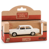 Daffi Prl Fiat 125P fehér autó fém és műanyag modell (1:43) (K-585)