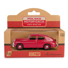 Daffi PRL Kollekció Warszawa M20 gyűjthető kisautó 1:43 - Burgundi (K-591) autópálya és játékautó
