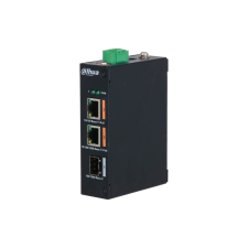 Dahua 2 portos PoE switch (PFS3103-1GT1ET-60) (PFS3103-1GT1ET-60) hub és switch