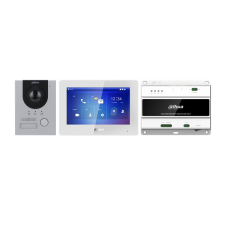 Dahua IP video kaputelefon szett - KTD01(F) (VTO2202F-P-S2 + VTH5422HW + VTNS2003B-2) kaputelefon