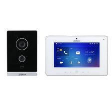 Dahua IP video kaputelefon szett - KTW01 (Wi-Fi / VTO2211G-WP + VTH5221DW-S2) kaputelefon