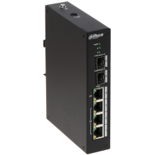 Dahua PFS3206-4P-96 PoE Gigabit Switch Fekete hub és switch