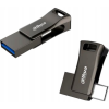 Dahua technology DAHUA P639 USB-A / USB-C 3.2 64GB Pendrive - Fekete (DHI-USB-P639-32-64GB)