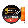  DAIWA J Braid Expedition X8E Braided Cord 300m 0,24mm 22kg fonott zsinór Smash Orange (12550-124)