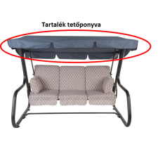 Dajar tartalék hintaágy tetőponyva a Rimini/Venezia hintaágyakhoz, sötétszürke kerti bútor