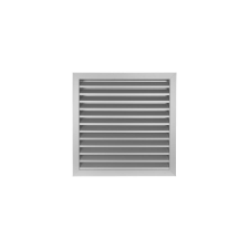 dalap Alumínium szellőzőrács fix zsaluval GRW 400x400 mm hűtés, fűtés szerelvény