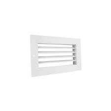 dalap Fém szellőzőrács szabályozható zsaluval 200x100 mm, fehér hűtés, fűtés szerelvény