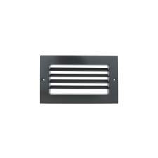 dalap Fém szellőzőrács szabályozható zsaluval 250x100 mm, szürke hűtés, fűtés szerelvény
