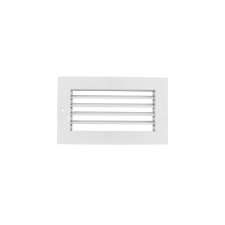 dalap Fém szellőzőrács szabályozható zsaluval 500x200 mm, fehér hűtés, fűtés szerelvény