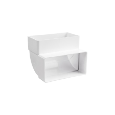 dalap Függőleges könyök 90° 110x55mm hűtés, fűtés szerelvény