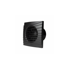 dalap Fürdőszoba ventilátor Dalap Dark 100 mm visszacsapó szeleppel ventilátor