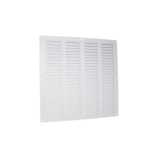 dalap GMP 400N fém szellőzőrács rovarhálóval  400x400 fehér hűtés, fűtés szerelvény