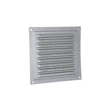 dalap Horganyzott fém szellőzőrács rovarhálóval 125x125 mm hűtés, fűtés szerelvény