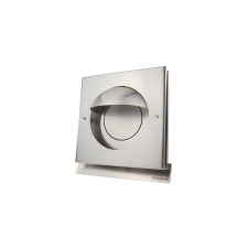 dalap Kappa 125 INOX rozsdamentes acél szellőzőrács fedéllel  visszacsapó szeleppel, Ø 125 mm hűtés, fűtés szerelvény