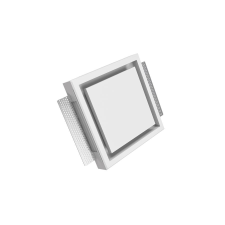 dalap KVADRO-125 négyzet alakú légszelep a levegő be- és kivezetéséhez, gipszből hűtés, fűtés szerelvény