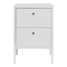  Dalby fiókos szekrény, 2 fiók, acél, fehér  40x40x59,5 cm bútor