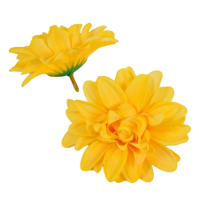  Dália fej D10cm barack R3 24db/csom dekorációs kellék