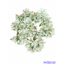 Dália selyemvirág fej 8 cm - Menta dekoráció
