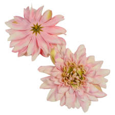  Dália virágfej D11cm világos rózsa D4 24db/csom dekorációs kellék