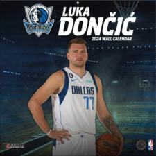  Dallas Mavericks Luka Doncic 2024 12x12 Player Wall Calendar naptár, kalendárium