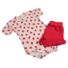 Dalma 2 részes nyári szett - Fehér/Rózsaszín Epres 74