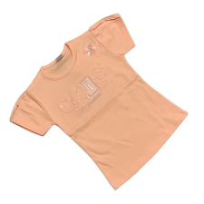 Dalma Lányka Póló - Barack Hímzett Strassz Kővel 122 (KIÁRUSÍTÁS) gyerek póló