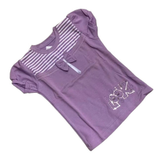 Dalma Lányka Póló - Lila Masnis 122 (KIÁRUSÍTÁS)