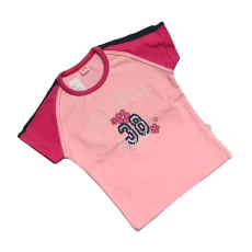 Dalma Lányka Póló - Rózsaszín Nyomott mintával "For Girl" 98 (KIÁRUSÍTÁS)