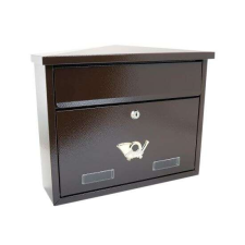 Damech postaláda, téglalap alakú, barna, C4 formátum, 39x12x32 cm postaláda