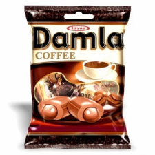 Damla kávé ízű töltött puhakaramella 90 gr. csokoládé és édesség
