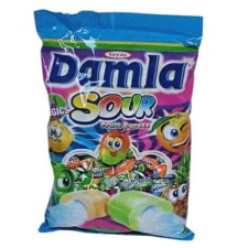 Damla Savanyú vegyes, gyümölcs izű töltelékkel töltött puha karamella 1000g csokoládé és édesség