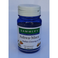 Dammers ashwa maca indiai ginzeng kapszula 40 db gyógyhatású készítmény