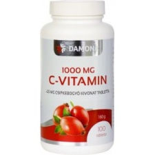 Damona C-vitamin 1000mg + 25mg csipkebogyó tabletta - 100db vitamin és táplálékkiegészítő